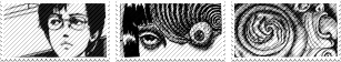 Uzumaki by Junji Ito triple stamp